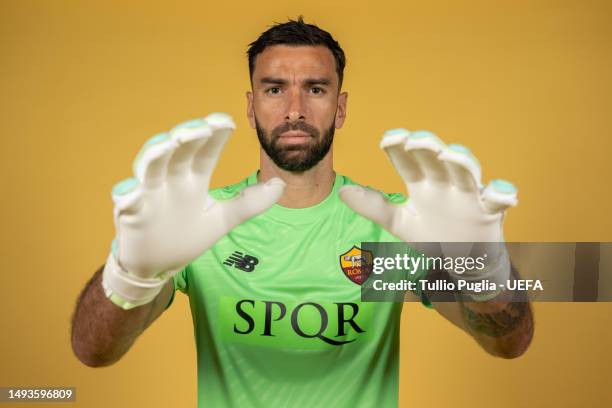 Rui Patricio of AS ROMA poses for a portrait during the AS Roma UEFA Europa League Final Access Day at Centro Sportivo Fulvio Bernardini on May 25,...