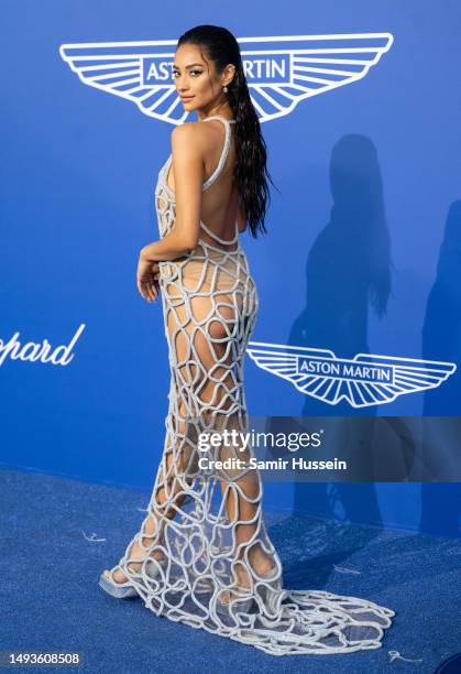 Shay Mitchell attends the amfAR Cannes Gala 2023 at Hotel du Cap-Eden-Roc on May 25, 2023 in Cap d'Antibes, France.