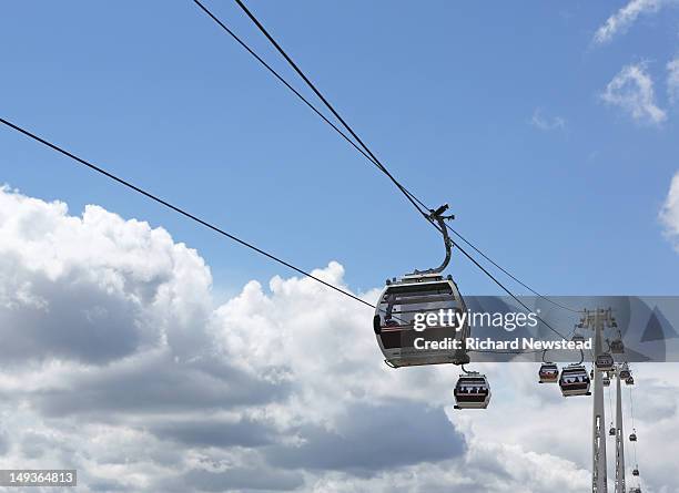 cable car - overhead cable car stock pictures, royalty-free photos & images