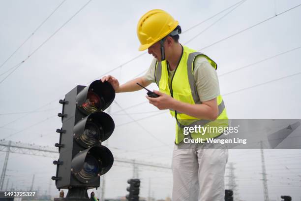 Engineer Testing Signal Path 564 Rail Car Repair Stock Photos, High-Res Pictures, and Images - Getty ...