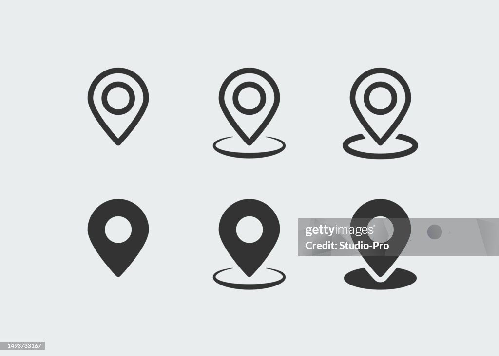 Karten-Pin-Locator-Symbol-Design-Pointing-Icon-Set-Vorlage
