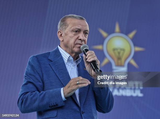 President Recep Tayyip Erdoğan, who met with the citizens within the scope of the election activities before May 28, spoke at the Esenler rally on...