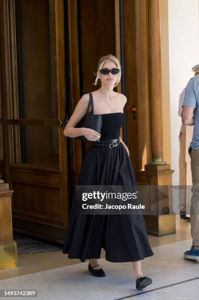 Elsa Hosk is seen during the 76th Cannes film festival on May 27, 2023 in Cannes, France.