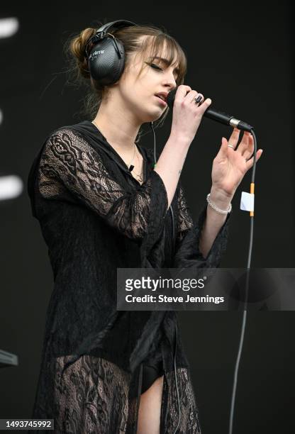 Ayleen Valentine performs on Day 1 of BottleRock Napa Valley Music Festival at Napa Valley Expo on May 26, 2023 in Napa, California.
