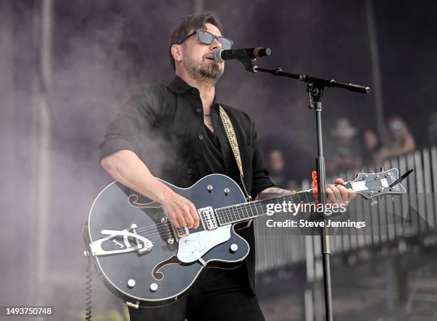 Mikel Jollett of The Airborne Toxic Event performs on Day 1 of BottleRock Napa Valley Music Festival at Napa Valley Expo on May 26, 2023 in Napa,...