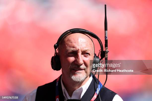 Ian Holloway looks on prior to the Sky Bet Championship Play-Off Final between Coventry City and Luton Town at Wembley Stadium on May 27, 2023 in...