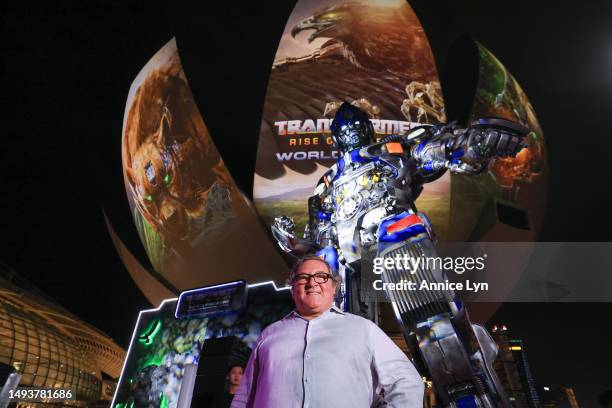 Lorenzo di Bonaventura attends the World Premiere of Paramount Pictures' "Transformers: Rise of the Beasts" at Marina Bay Sands on May 27, 2023 in...