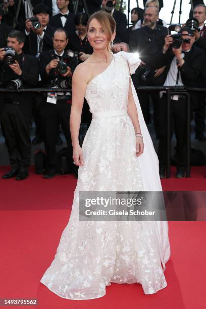 Geri Halliwell attends the "Elemental" screening and closing ceremony red carpet during the 76th annual Cannes film festival at Palais des Festivals...