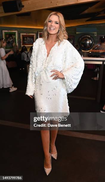 Charlotte Hawkins attends the 1st anniversary performance of "ABBA Voyage" at the ABBA Arena on May 27, 2023 in London, England.