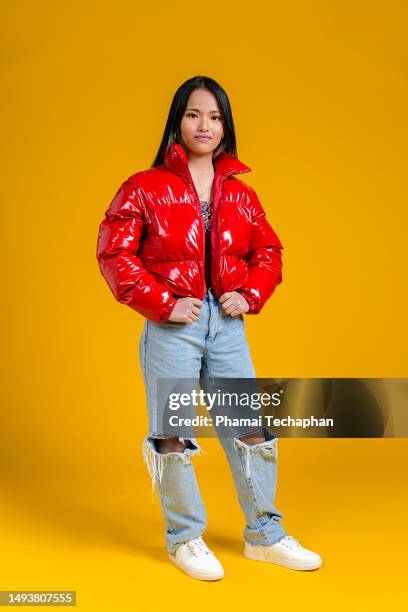 Female Rapper Interview Puffer Female Model Puffer Jacket Photos and Premium High Res Pictures - Getty ...