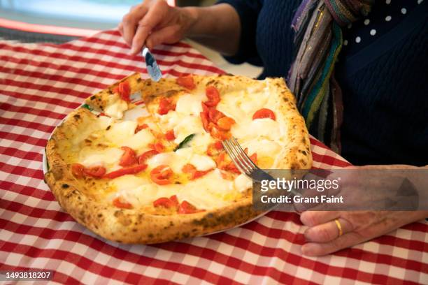 close up pizza. - napoli pizza stock pictures, royalty-free photos & images