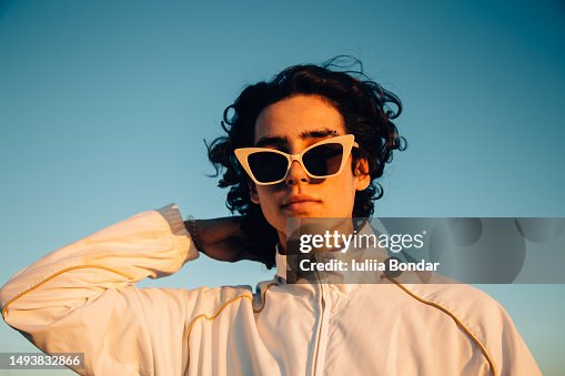 Young man with cool attitude outdoor portrait Young man with cool attitude outdoor portrait