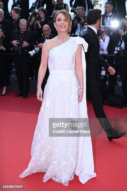 Geri Halliwell attends the "Elemental" screening and closing ceremony red carpet during the 76th annual Cannes film festival at Palais des Festivals...