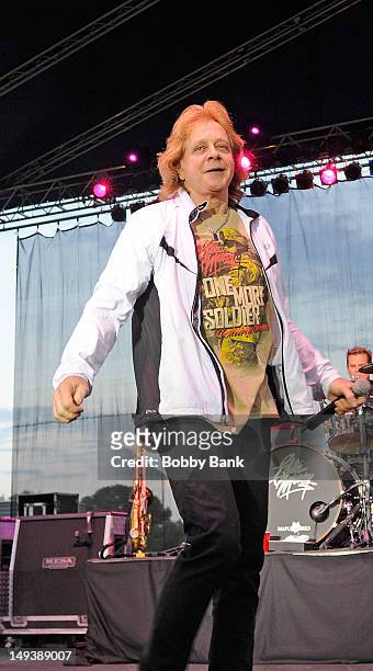 Singer Eddie Money attends the 30th annual Quick Chek New Jersey Festival of Ballooning at Solberg Airport on July 27, 2012 in Readington, New Jersey.
