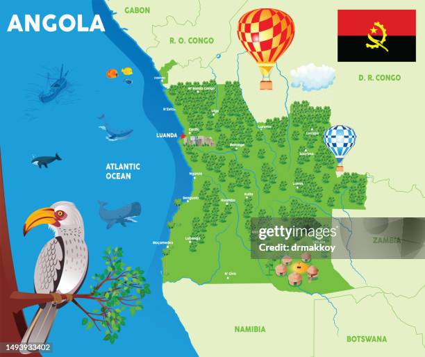Map Angola Riva Angola Map Photos et images de collection - Getty Images
