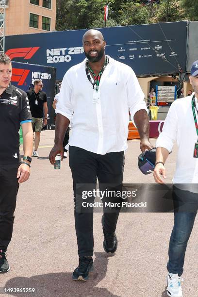 Teddy Riner attends the F1 Grand Prix of Monaco at Circuit de Monaco on May 28, 2023 in Monte-Carlo, Monaco.