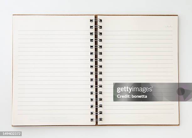 notebook - journal stockfoto's en -beelden