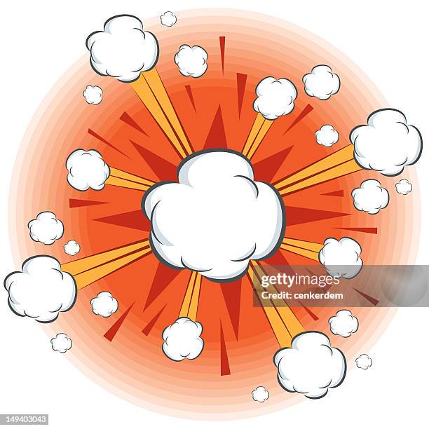 circular boom - battle plan stock illustrations