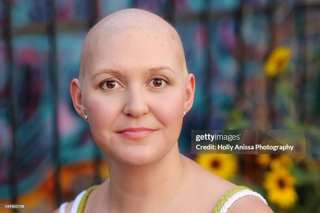 Woman with cancer