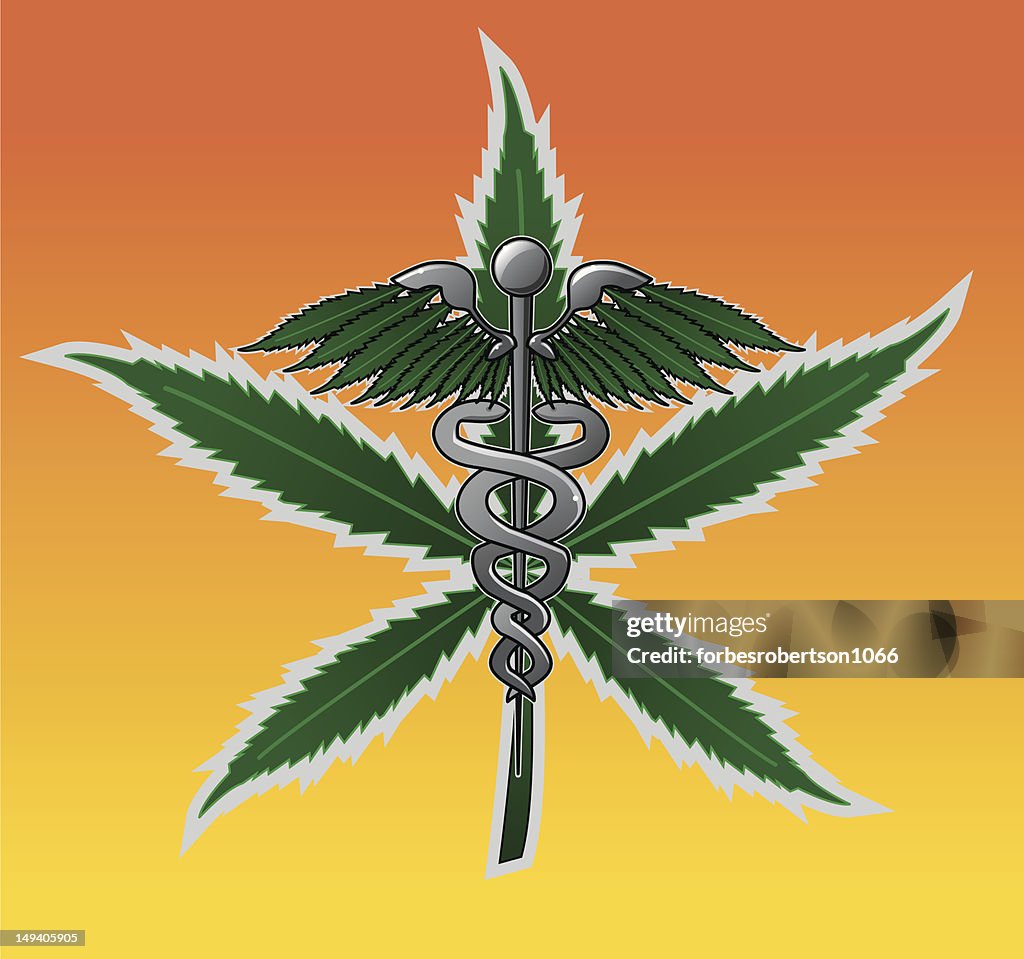 Medizinische Haschisch-Hermesstab