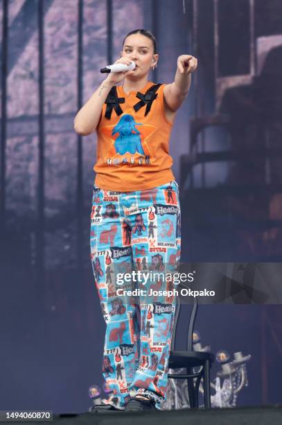 Anne-Marie performs at BBC Radio 1's Big Weekend 2023 at Camperdown Wildlife Centre on May 28, 2023 in Dundee, Scotland.