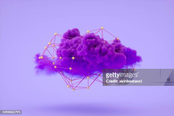 futuristic technology innovation background - purple stock pictures, royalty-free photos & images