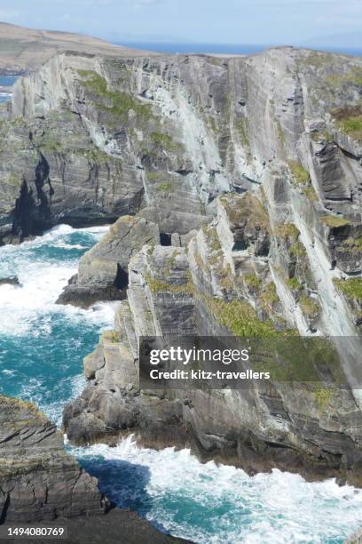 kerry cliffs, ireland - ring of kerry stock pictures, royalty-free photos & images