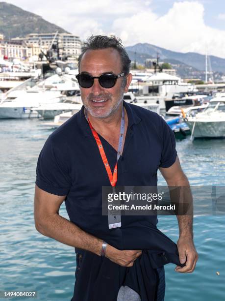Jean Dujardin attends the F1 Grand Prix of Monaco at Circuit de Monaco on May 28, 2023 in Monte-Carlo, Monaco.