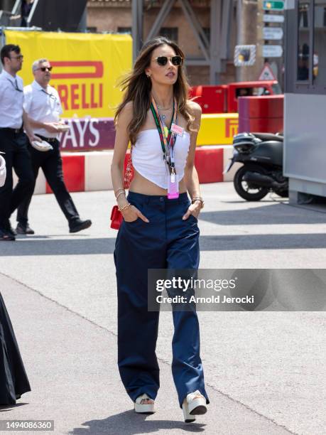 Alessandra Ambrosio attends the F1 Grand Prix of Monaco at Circuit de Monaco on May 28, 2023 in Monte-Carlo, Monaco.