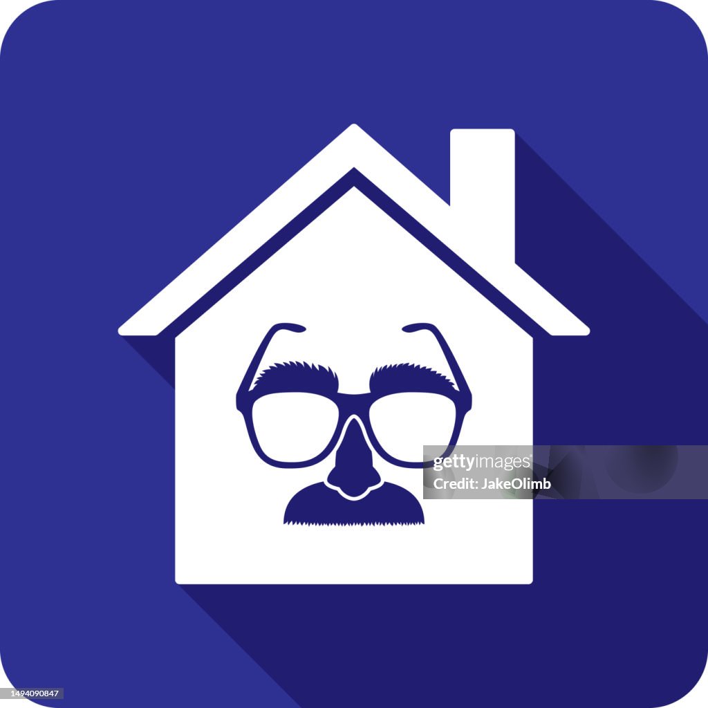House Disguise Icon Silhouette