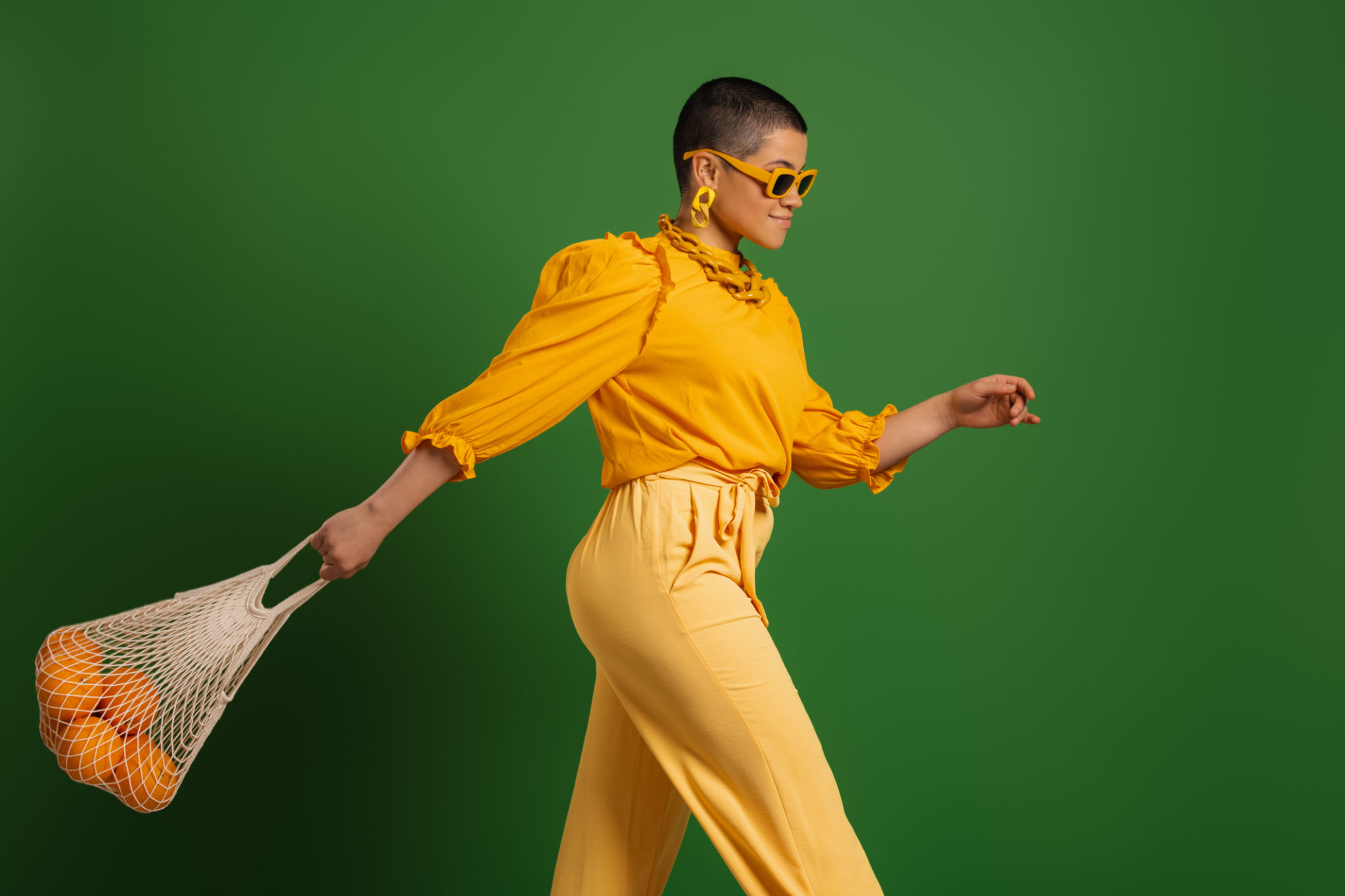 woman stylish clothes