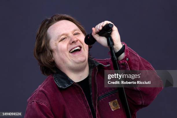 Lewis Capaldi headlines Radio 1 Stage during BBC Radio 1's Big Weekend 2023 at Camperdown Wildlife Centre on May 28, 2023 in Dundee, Scotland.