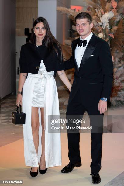 Kelly Piquet and Max Verstappen attend the Gala Dinner for the F1 Grand Prix Of Monaco on May 28, 2023 in Monte-Carlo, Monaco.