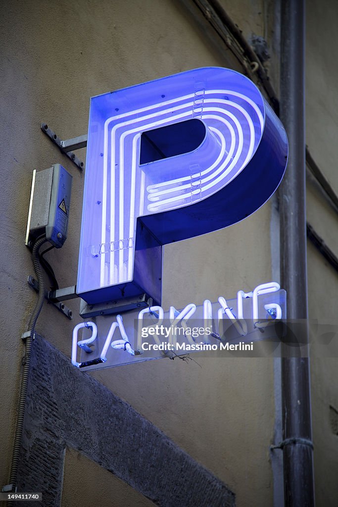 Placa de Estacionamento