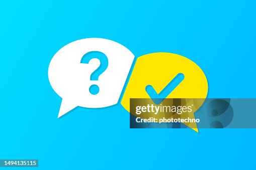 Question Concept - Speech Bubble With Question Message Sitting Over Blue Background. Vector On Isolated Blue Background. Question Concept - Speech Bubble With Question Message Sitting Over Blue Background. Vector On Isolated Blue Background.