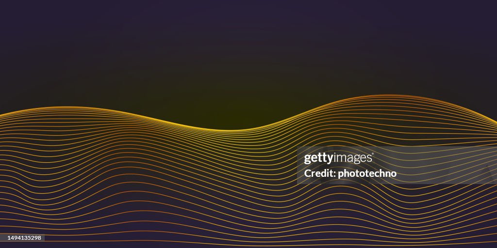 Flowing Line Pattern Abstract Modern Gradient Wave Flowing Line Pattern Background For ...