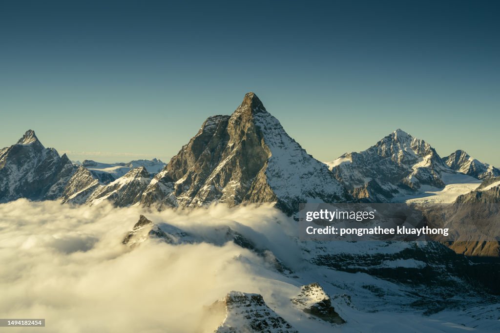 Matterhorn Mountain Winter View