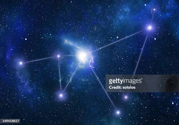 zodiacal gelegenheiten. capricornus - constellations stock-fotos und bilder