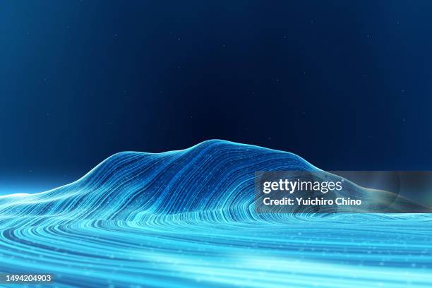 big data wave - flowing stock pictures, royalty-free photos & images