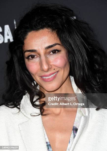 Necar Zadegan attends the red carpet and Q&A for Amazon Freevee's "Casa Grande" held at Steven J. Ross Theatre on the Warner Bros. Lot on May 01,...