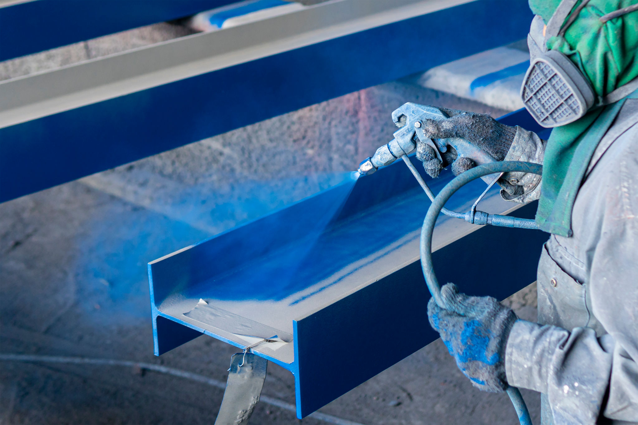 industrial coating application