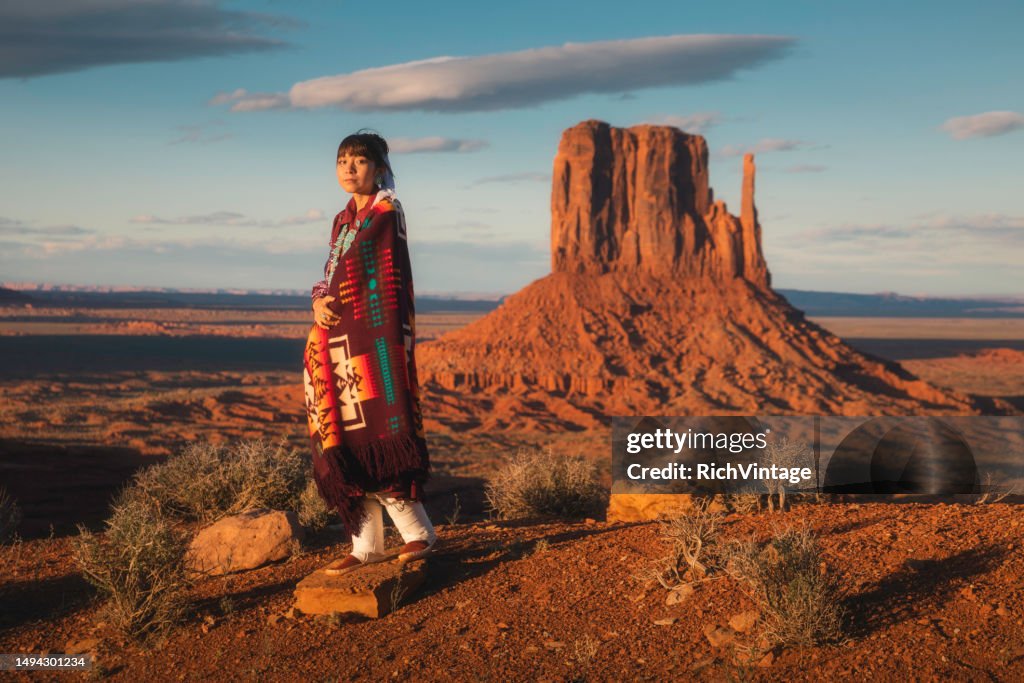 Portrait of a Navajo Girl