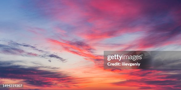 Clouds on the sky. Sunset. Weather. Clouds on the sky. Sunset. Weather.