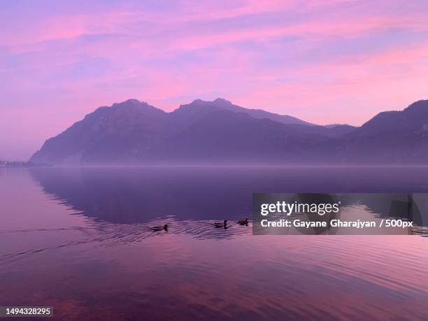 an alternative sunset,mandello del lario,italy - gayane stock pictures, royalty-free photos & images