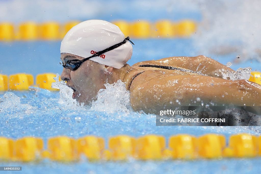 Austria's Birgit Koschischek competes in