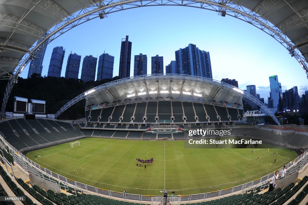 Arsenal FC Training Session in Hong Kong