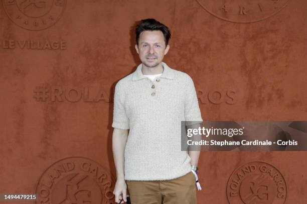 Martin Solveig attends the 2023 French Open at Roland Garros on May 29, 2023 in Paris, France.