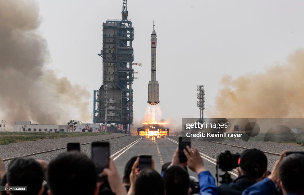 China Launches Astronauts To Space Station