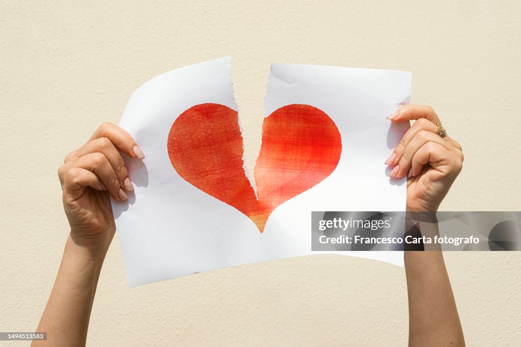 Broken Heart Concept