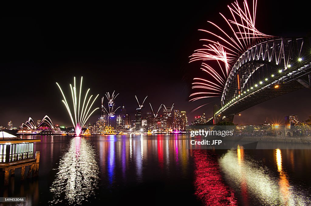 Sydney new year fireworks
